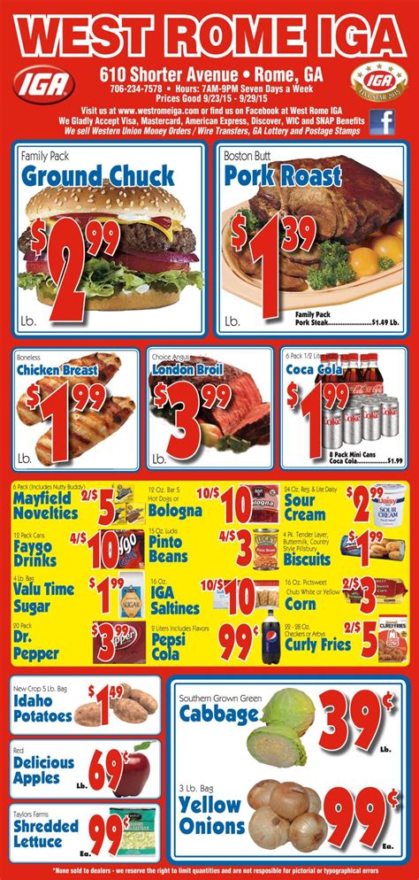 iga weekly ad sandersville georgia